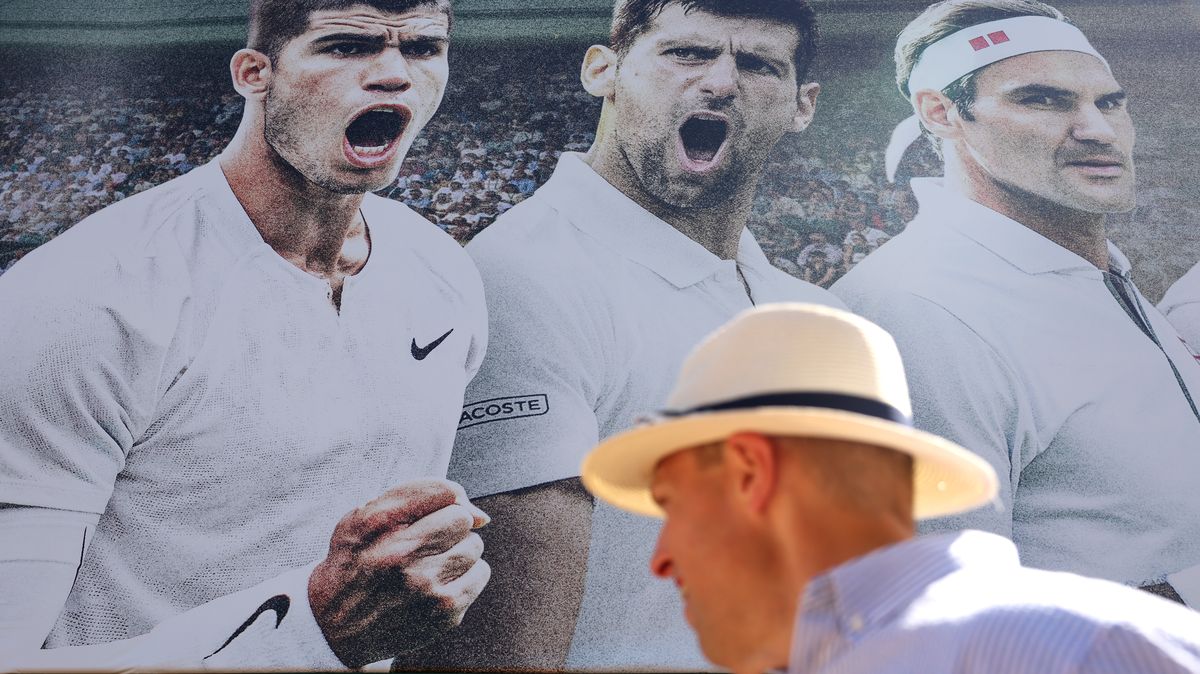 Proč se mračí Federerova žena a další fotky ze zákulisí Wimbledonu